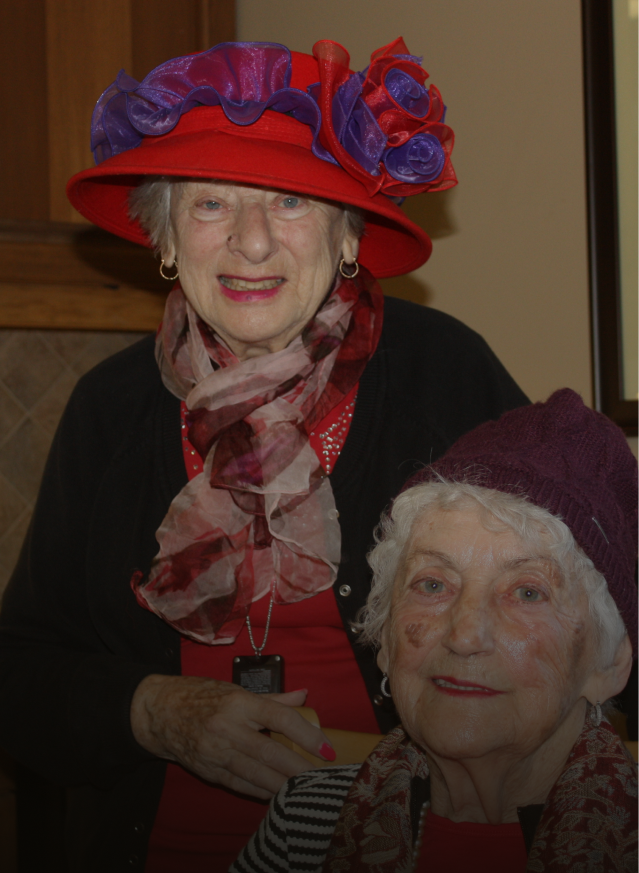 wo senior women smiling together at Raglan Village